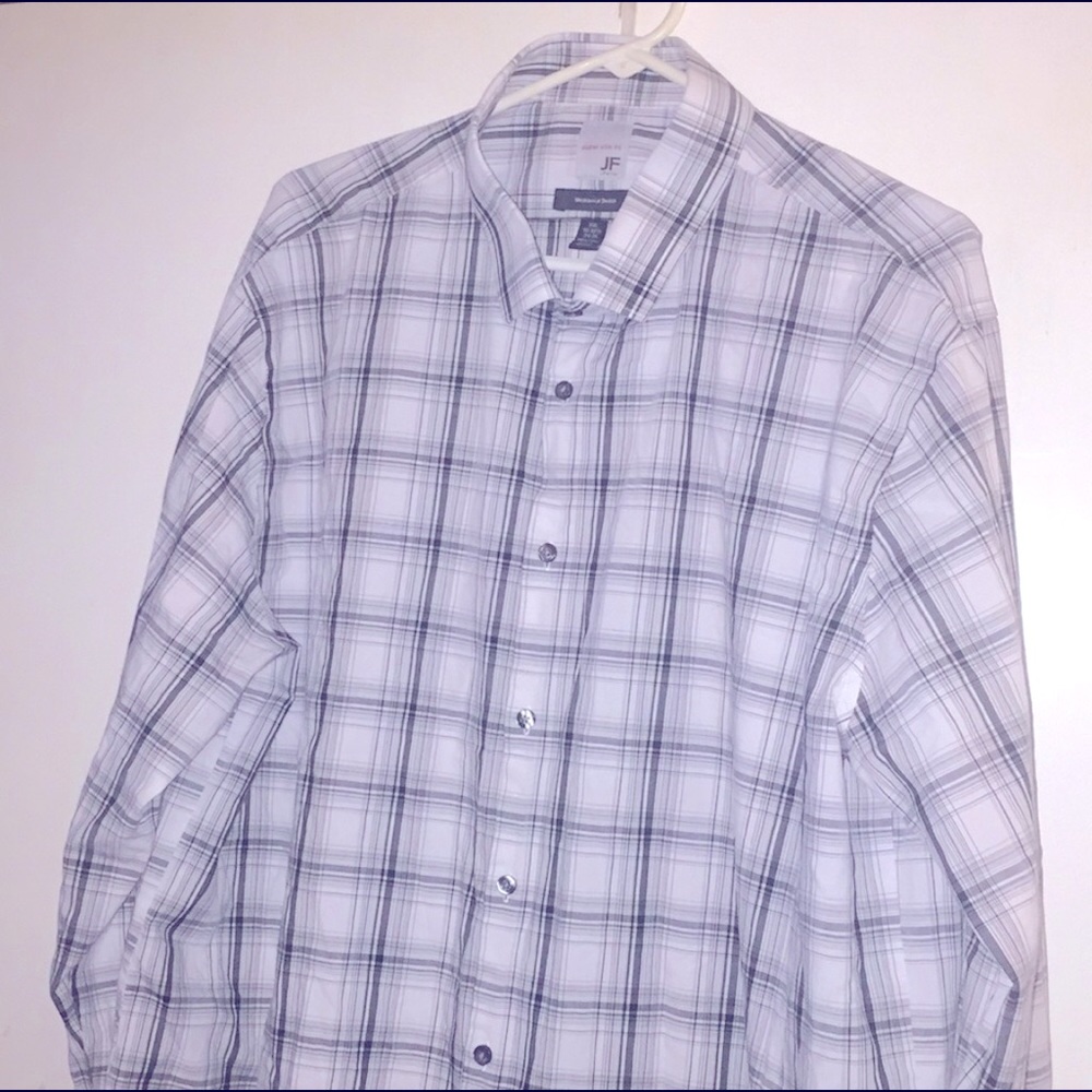 JFj.Ferrar Mens Slim Fit Long Sleeves Button Down - Picture 3 of 11